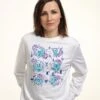 Henry Tiger Dungeons & Dragons Floral Dice - Sweater - White