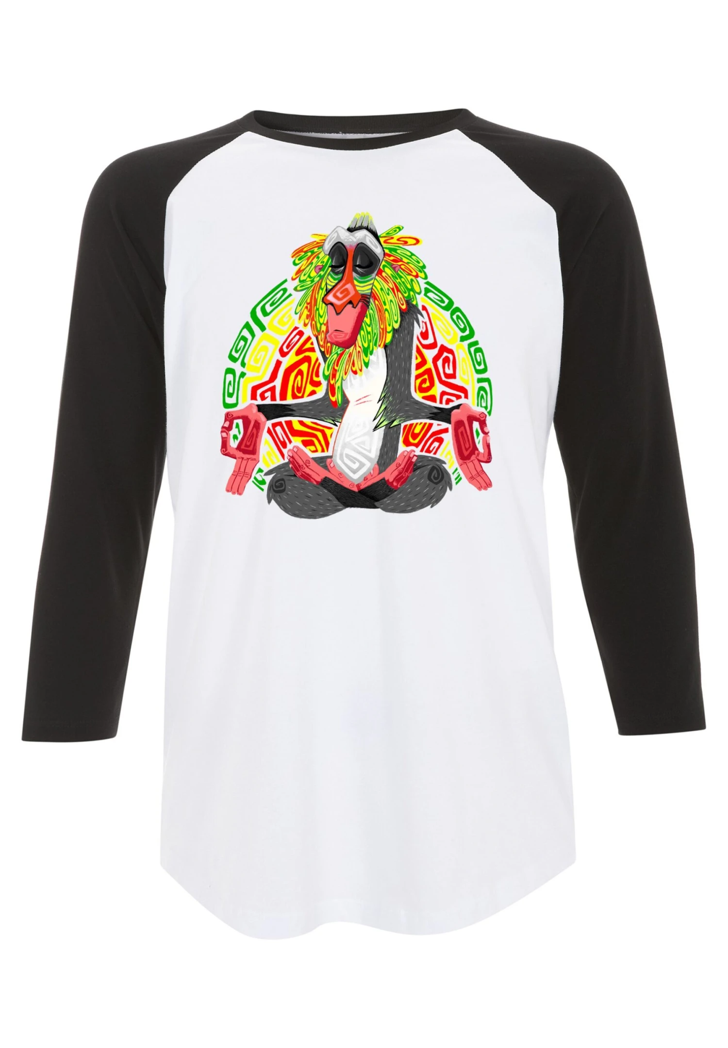 Henry Tiger The Lion King Freaky Rafiki - Longsleeve - White/Black 5 Henry Tiger The Lion King Freaky Rafiki - Longsleeve - White/Black - Image 5