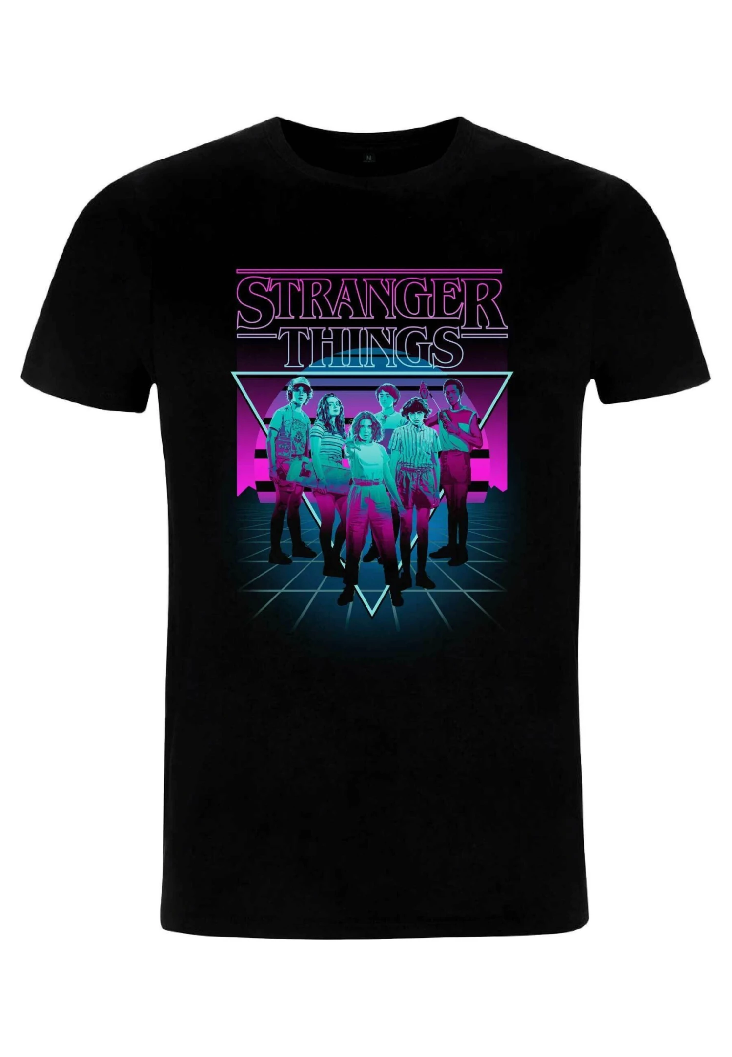 Henry Tiger Stranger Things Neonn Group Unisex - T-Shirt Print - Black 4 Henry Tiger Stranger Things Neonn Group Unisex - T-Shirt Print - Black - Image 4