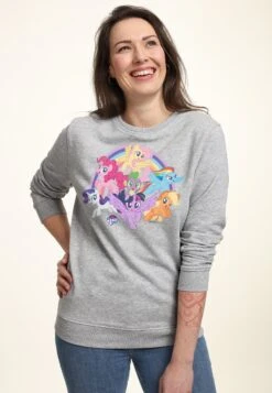 Henry Tiger My Little Pony Group Prance - Sweater - Heather Grey -Henry Tiger e8cd93fcff0f47ce8ee20cd335746b0e