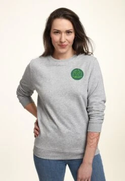 Henry Tiger Outer Banks Badge - Sweater - Heather Grey