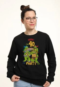Henry Tiger Teenage Mutant Ninja Turtles Birthday 40 - Sweater - Black -Henry Tiger eaa3fd58c3fe40639616265ef23aa700