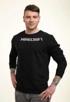 Henry Tiger Minecraft Logo- Sweater - Black -Henry Tiger ecf2518402744b08ad3479cca7743cc0