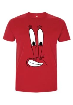 Henry Tiger Spongebob Squarepants Mr Krabs Big Face - T-Shirt Print - Red -Henry Tiger edcb15d1537c430c88119fad4a2e24ef