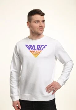Henry Tiger Stranger Things Palace Arcade - Sweater - White -Henry Tiger ee059f2f20604805a6898726aaabfc38
