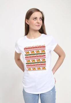 Henry Tiger Stranger Things Surfer Boy Pizza Sweater - T-Shirt Print - White -Henry Tiger ee4afd83ed9b4c70bbad3bcdc729b420