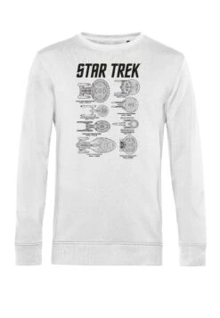 Henry Tiger Star Trek Ships Of Trek - Sweater - White -Henry Tiger ef57f6c4aba146428086cced1c8e6a24