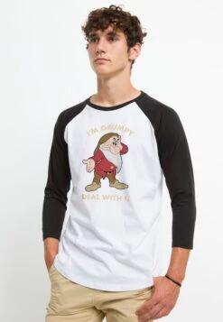 Henry Tiger Snow White Grumpy Deal - Longsleeve - White Black -Henry Tiger ef8e0f8a036e47fc874432f033d5f97e