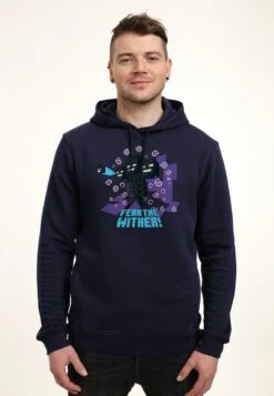 Henry Tiger Minecraft Fear The Wither - Hoodie - Navy Blue