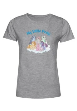 Henry Tiger My Little Pony My Little Ponies Group - T-Shirt Print - Heather Grey -Henry Tiger f015be70461c4ae5a2700a23b96391bf