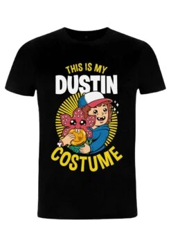 Henry Tiger Stranger Things Dustin Costume Unisex - T-Shirt Print - Black -Henry Tiger f18838e5a41d4d998dbfcad7a5923255