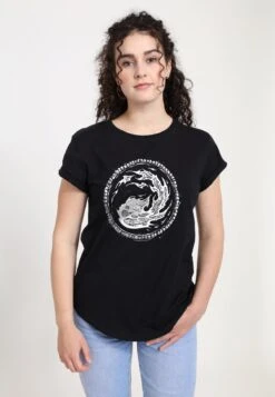 Henry Tiger Magic: The Gathering Chaos - T-Shirt Print - Black