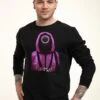 Henry Tiger Squid Game Circle Guy - Sweater - Black