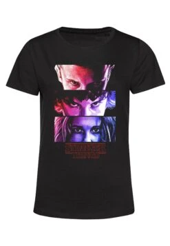 Henry Tiger Stranger Things Eleven Eyes - T-Shirt Print - Black -Henry Tiger f3c63d63cdec46f7939d3d3e1198c381