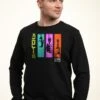 Henry Tiger Cowboy Bebop Colorful Sequence - Sweater - Black