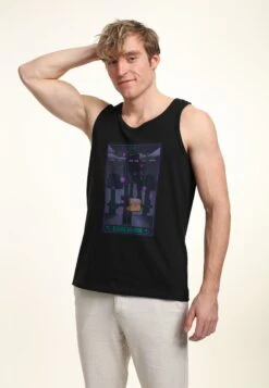 Henry Tiger Minecraft Ender Tarot Tank - Top - Black -Henry Tiger f4730f600fed45d8afdc60084d8ed7a3