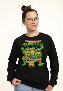 Henry Tiger Teenage Mutant Ninja Turtles Turtle Group - Sweater - Black -Henry Tiger f4dc32ba506747ad90249c370cf8aa9b