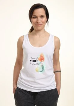 Henry Tiger The Little Mermaid Peaceful Ariel World - Top - White -Henry Tiger f9e9bb5f5d0e40a8ba1acbe1a759c54f