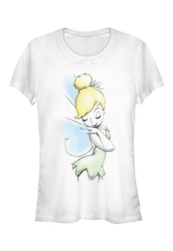 Henry Tiger Peter Pan Tink Sketch - T-Shirt Print - White