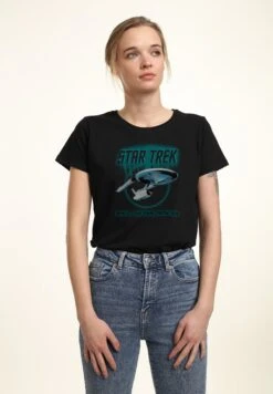Henry Tiger Star Trek Enterprise - T-Shirt Print - Black -Henry Tiger fb74629bfe66414391e64366b69f824d