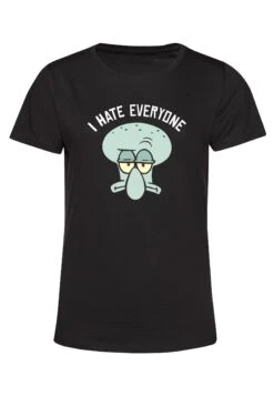 Henry Tiger Spongebob Squarepants Hate Everyone - T-Shirt Print - Black -Henry Tiger fc579526cf2b4054b522f0f786c75277