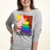 Henry Tiger Sex Education Sex Ed Kiss - Sweater - Heather Grey