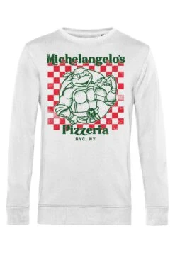Henry Tiger Nickelodeon Mikeys Pizza - Sweater - White -Henry Tiger fe4ee945d63d4d548ddb5cc4b5ff8e6a