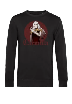 Henry Tiger Castlevania Stained Glass Carmilla - Sweater - Black