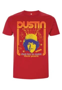 Henry Tiger Stranger Things Resist The Pearls Unisex - T-Shirt Print - Red -Henry Tiger ff3c2862806a467282ff3a8f3589bfcc